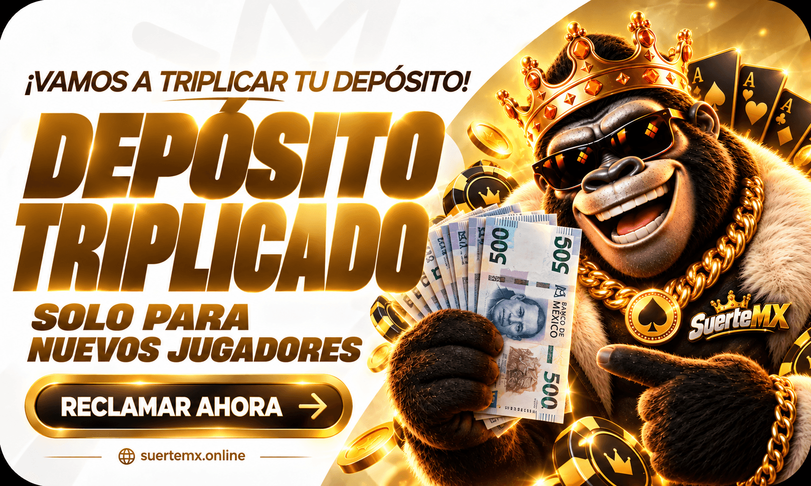 Depósito triplicado SuerteMX